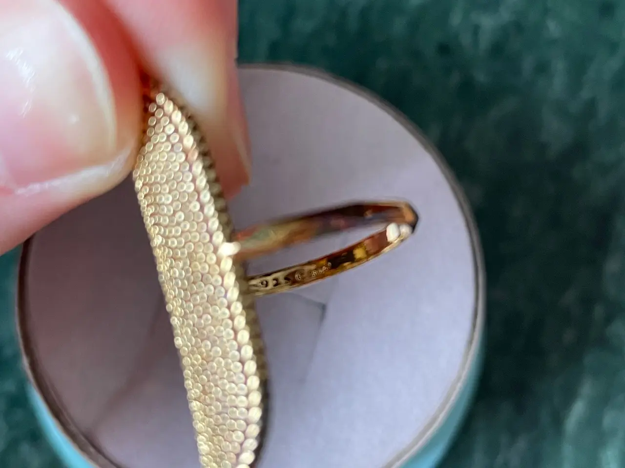 Billede 7 - Carré Jewellery forgyldt ring