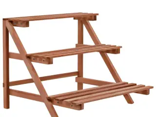 Plantestativ i 3 niveauer cedertræ 48 x 45 x 40 cm