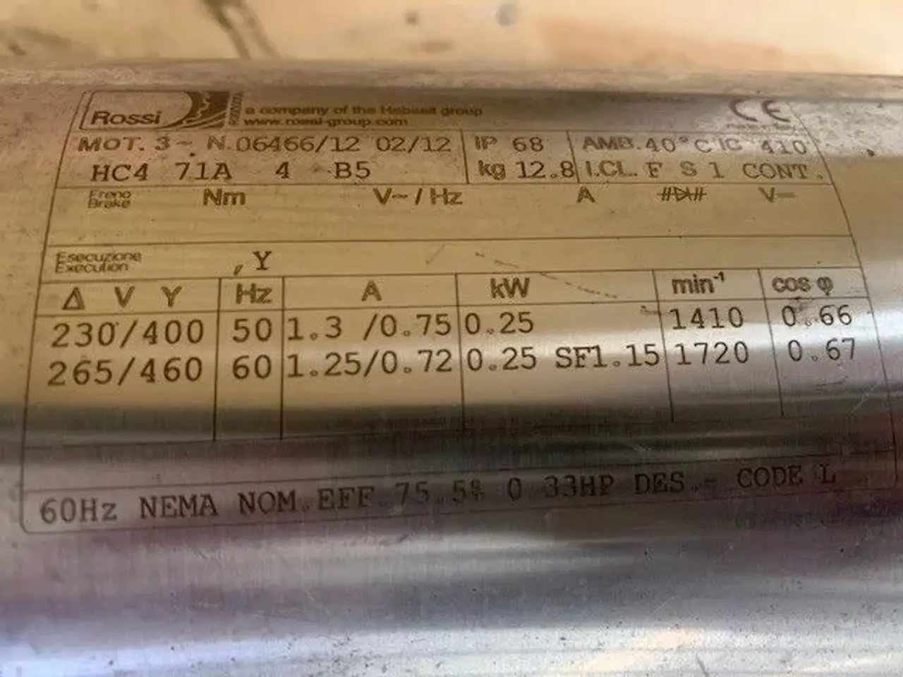 Billede 3 - NYE Rossi rustfri gearmotorer