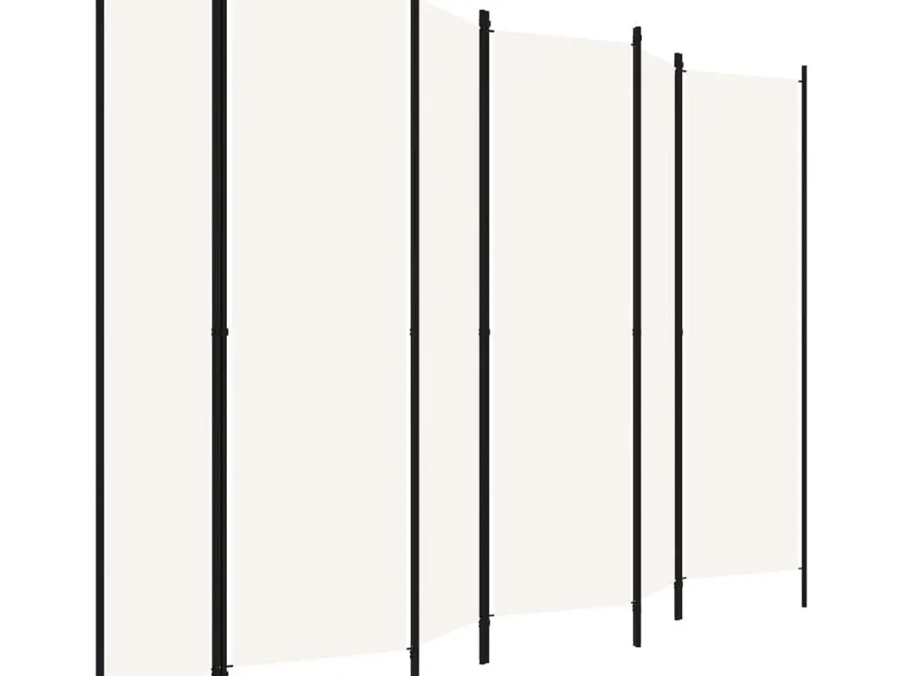 Billede 3 - 6-panels rumdeler 300 x 180 cm hvid