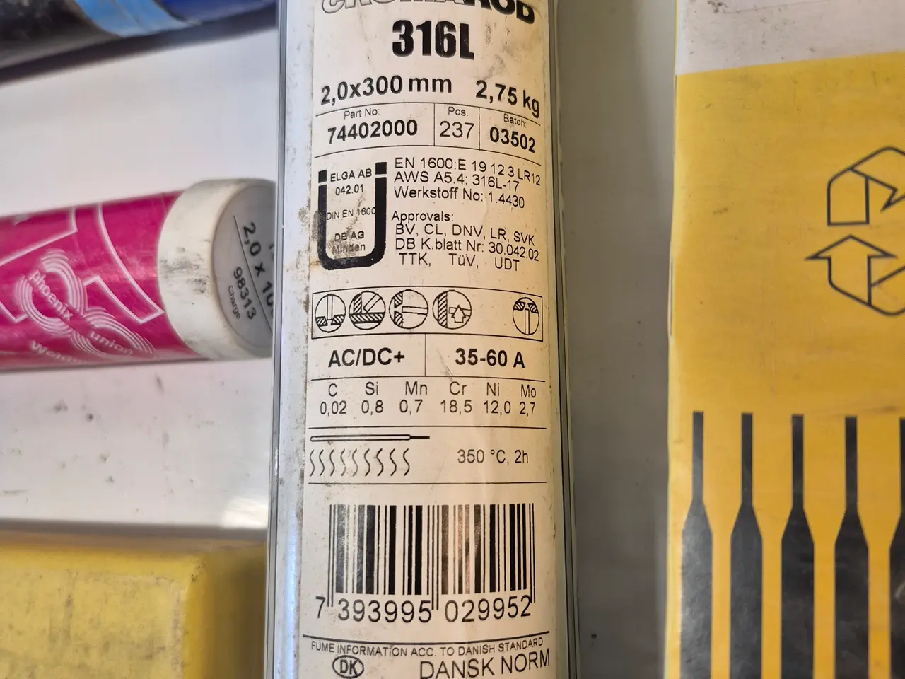 Billede 8 - Svejse materialer-svejsetråd-elektroder Tig svejse