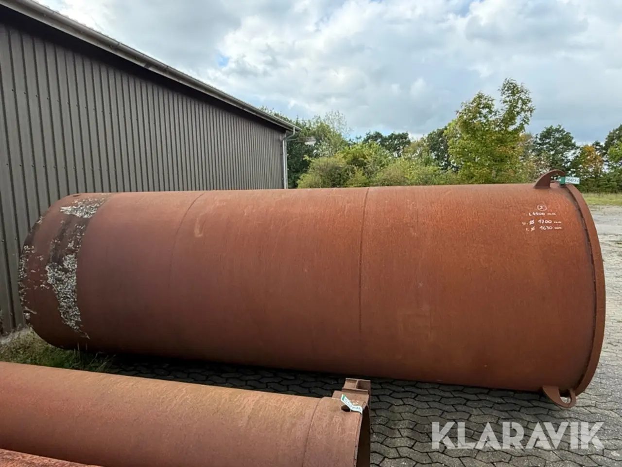 Billede 4 - Casing jern rør Ø. 4500x1700mm 1 styk