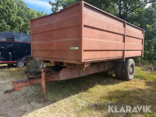 Tipvogn med bremser