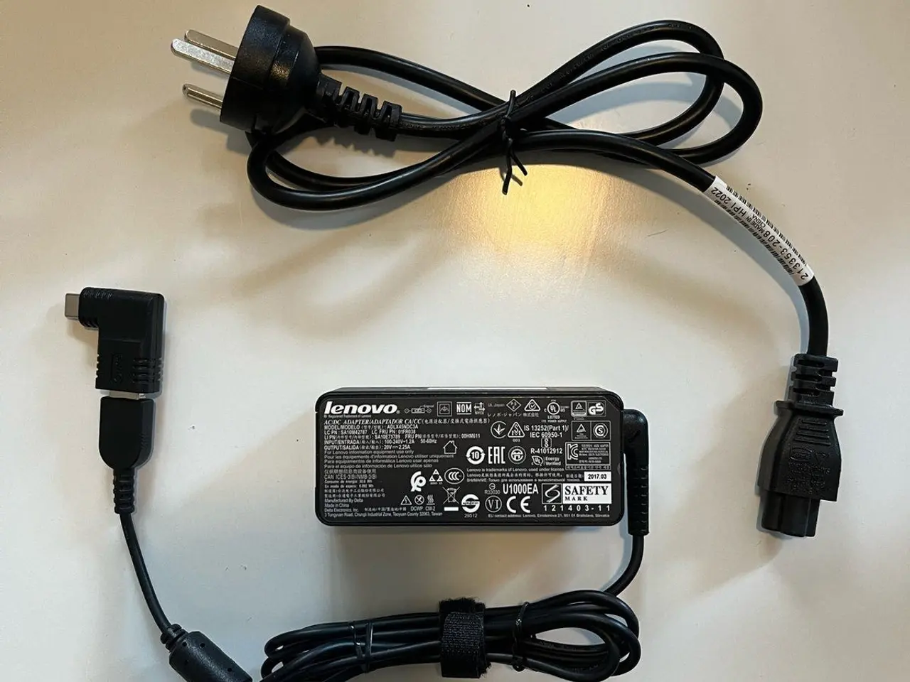 Billede 1 - Oplader Lenovo USB-C 45W