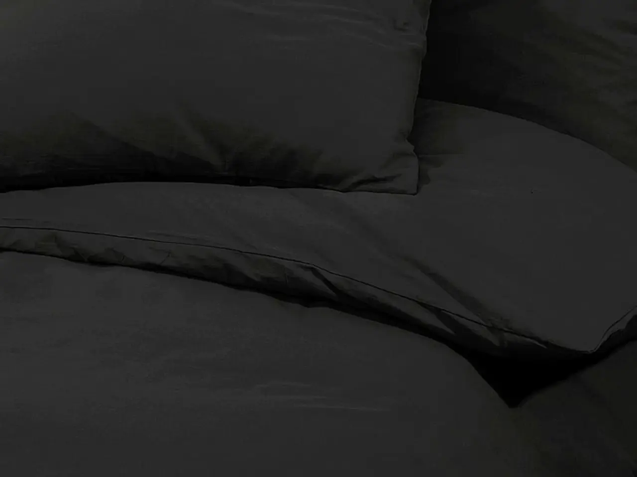 Billede 10 - Sengetøj 200x220 cm bomuld sort