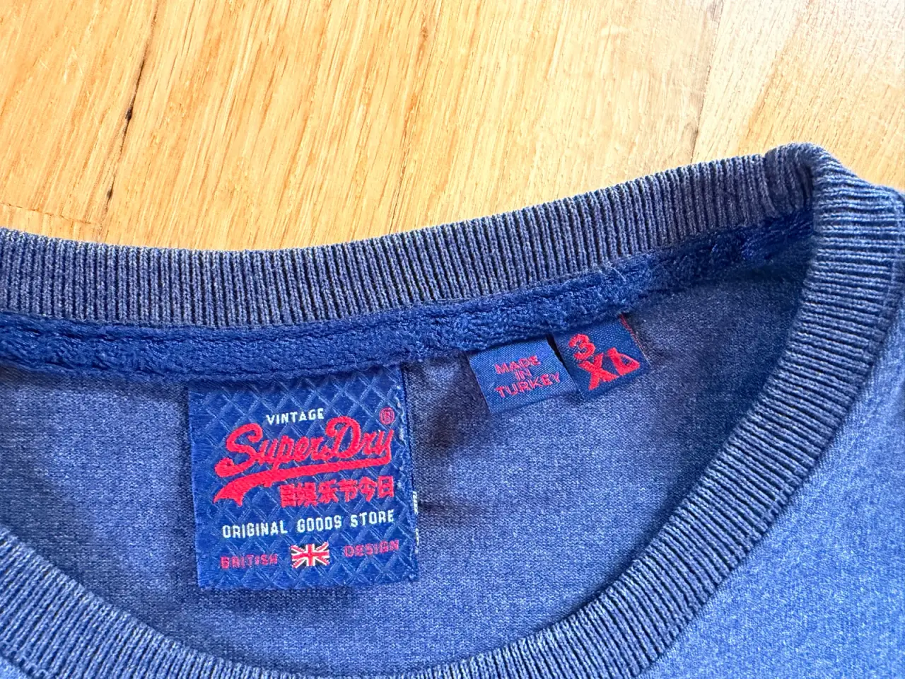 Billede 3 - Superdry T-shirt XL blå herre