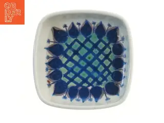 Keramisk fad med mønster fra Royal Copenhagen (str. 11x11 cm)