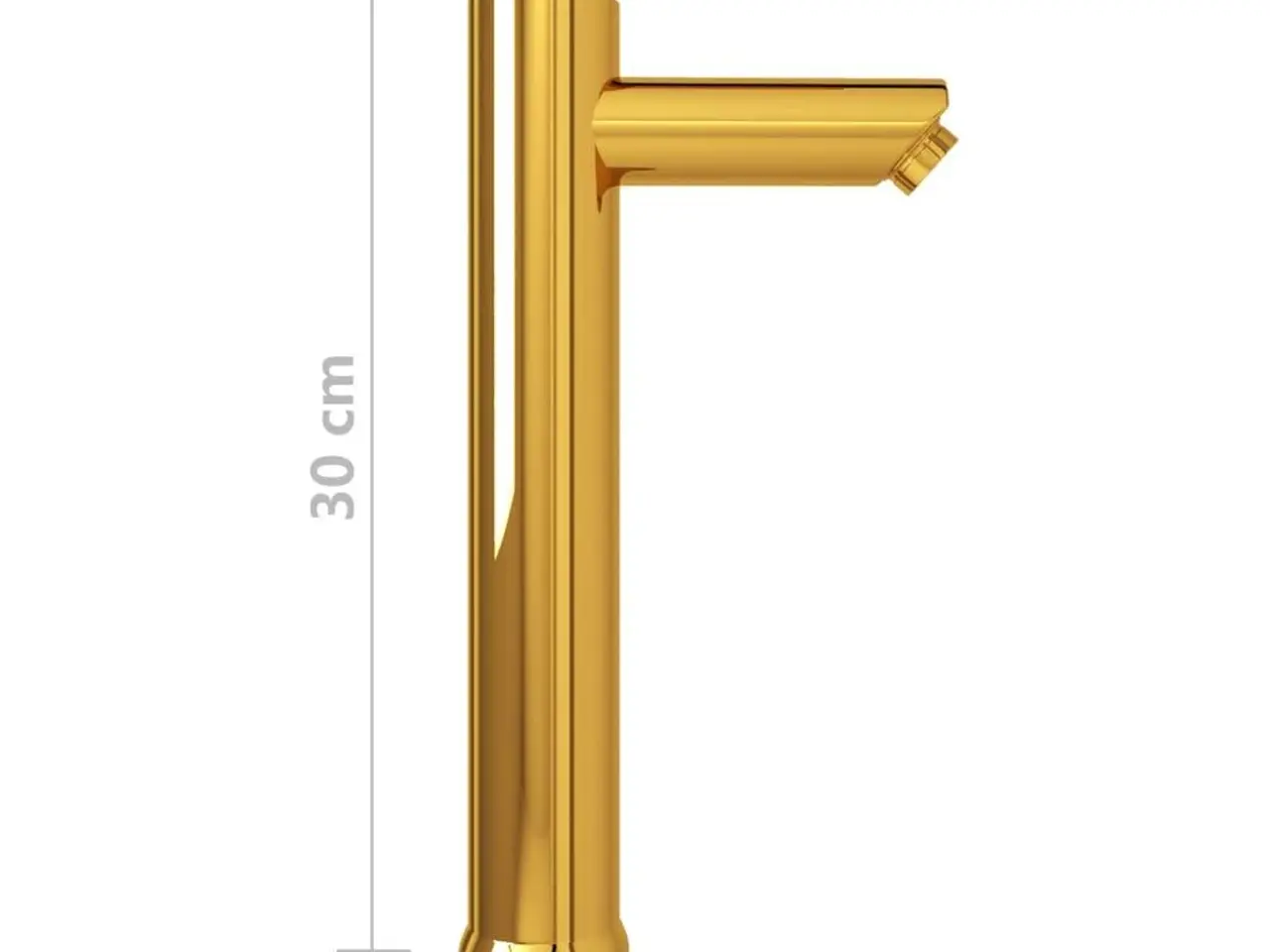 Billede 5 - Blandingsbatteri til badeværelse - 12 × 30 cm, guldfarvet
