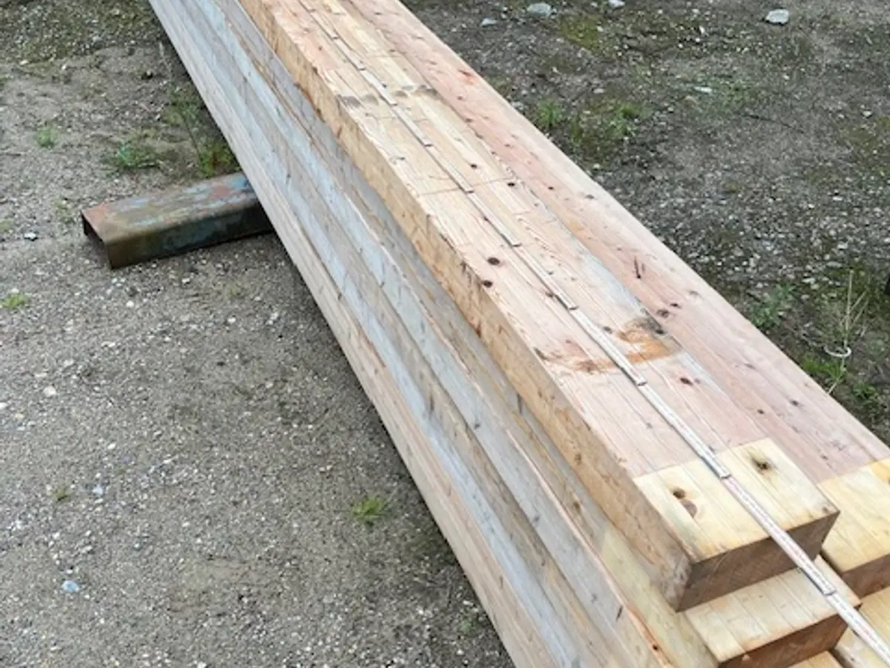 Billede 11 - Træ-Gittespær -Tømmer- håndhugget