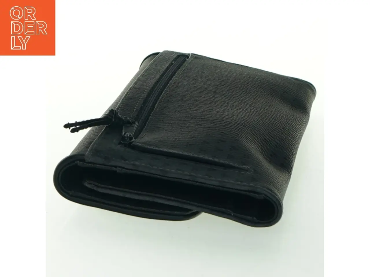 Billede 4 - Sort læderpung fra Liz Claiborne (str. 20x11,5 cm)