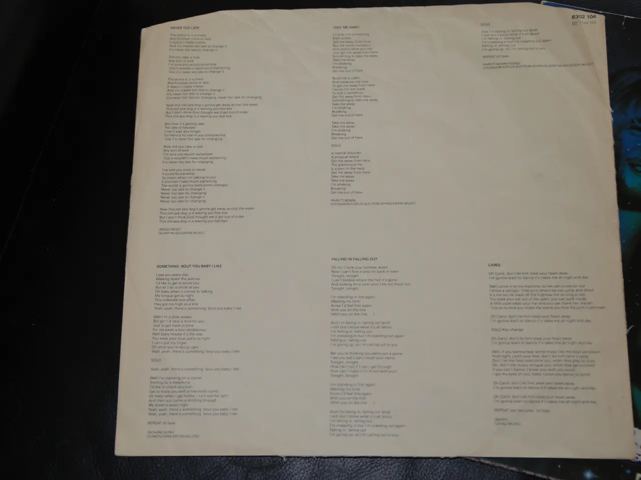 Billede 3 - LP - Status Quo