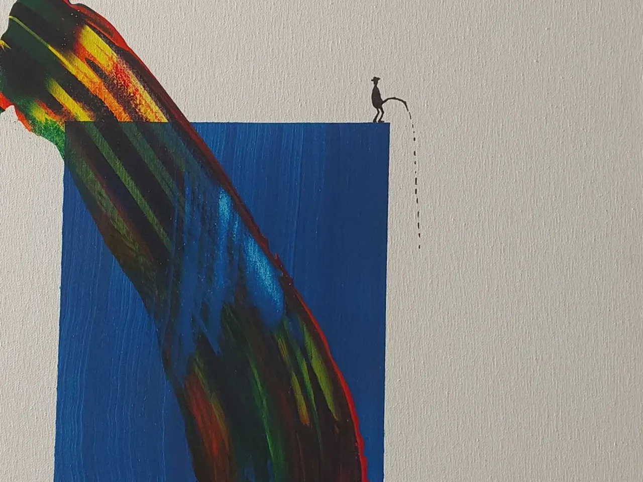 Billede 2 - Allan's moderne kunst/fluid art