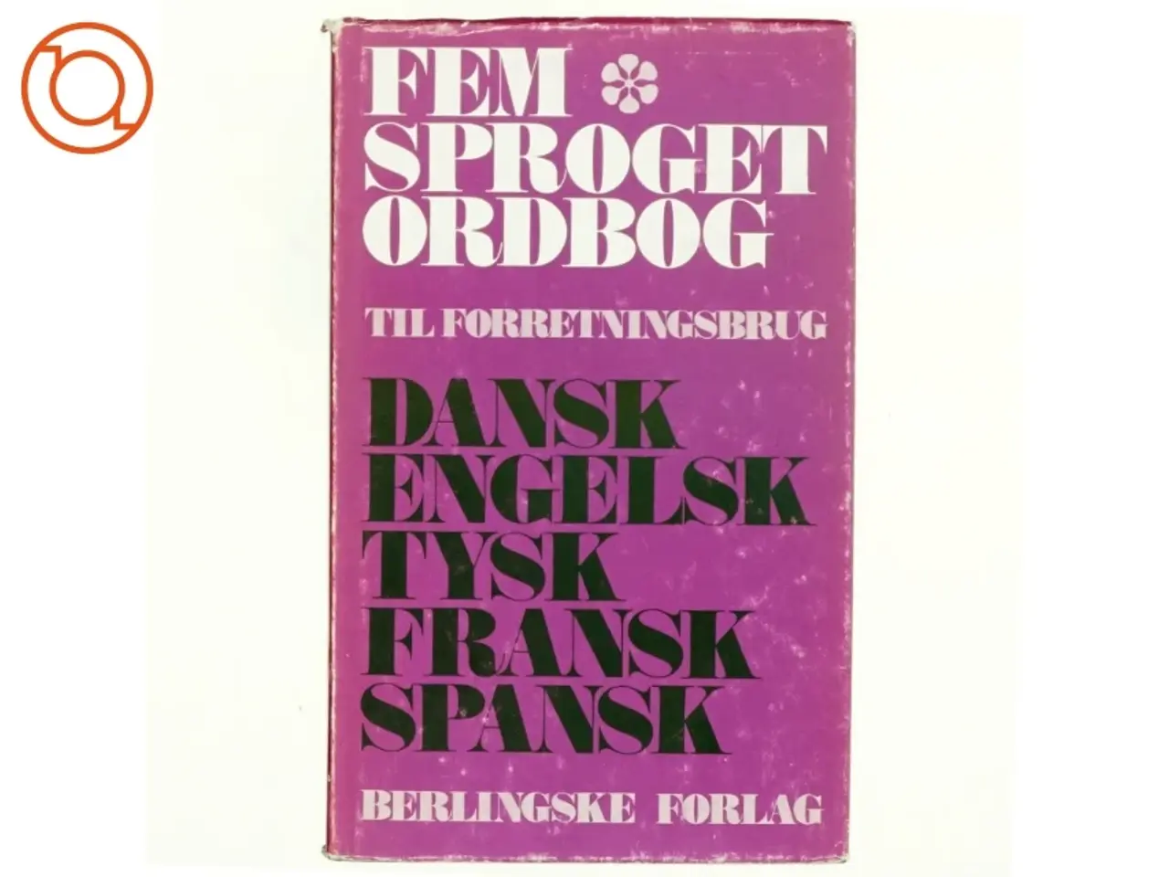 Billede 1 - Femsproget ordbog til forretningsbrug (bog)