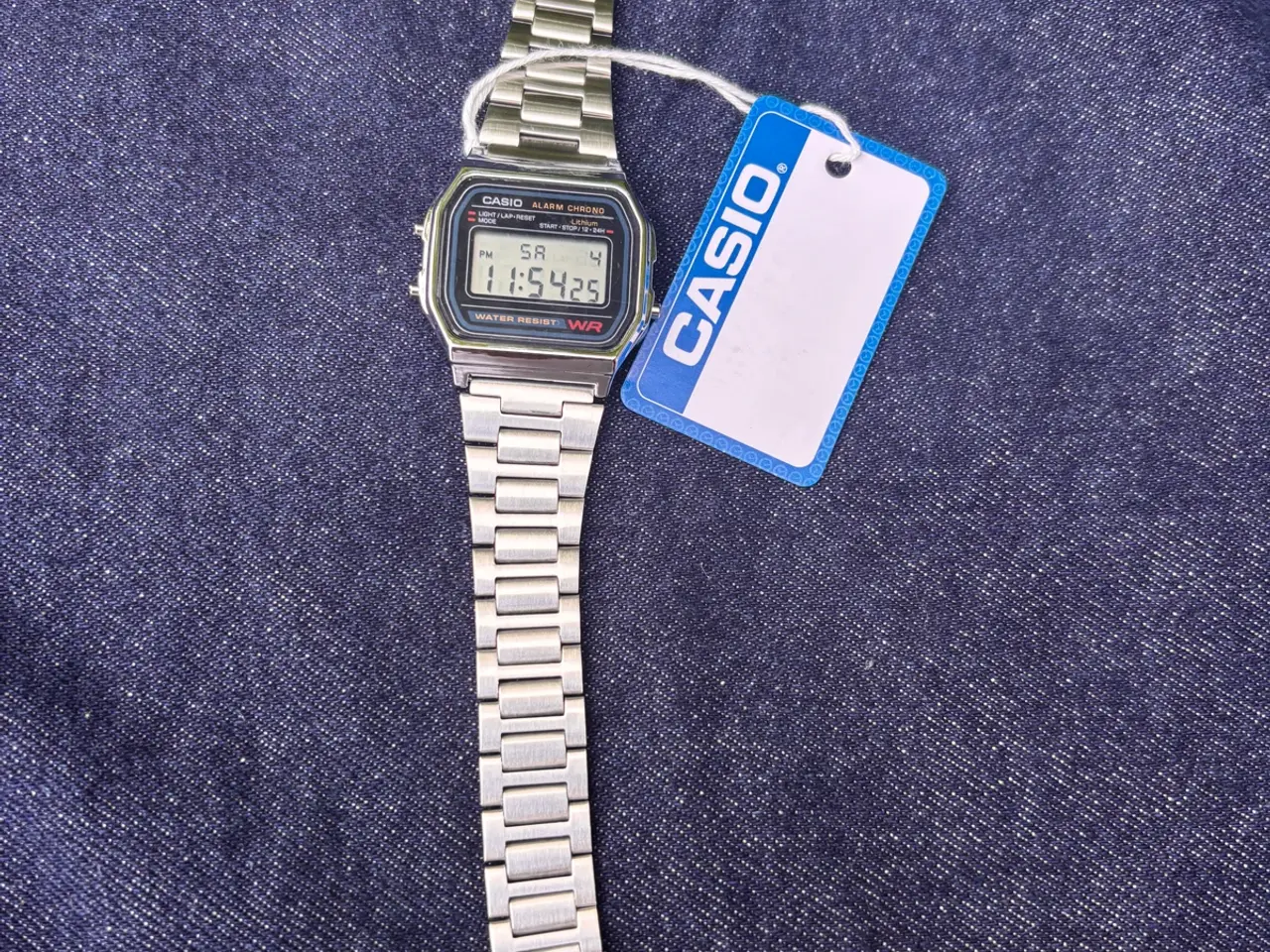 Billede 3 - Casio digital WR ur med sølvlænke