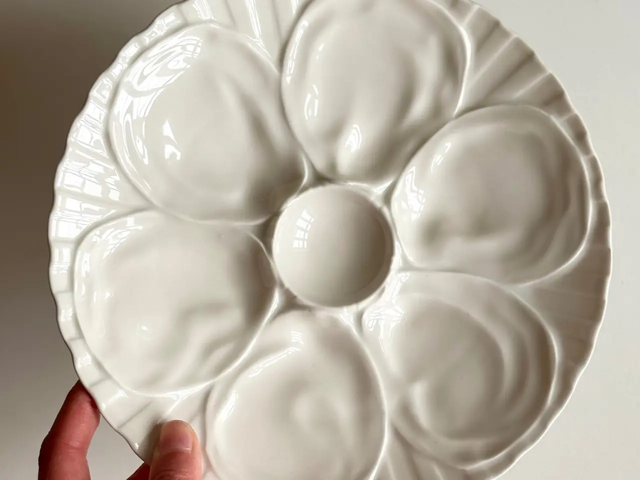 Billede 3 - Østerstallerken, porcelæn