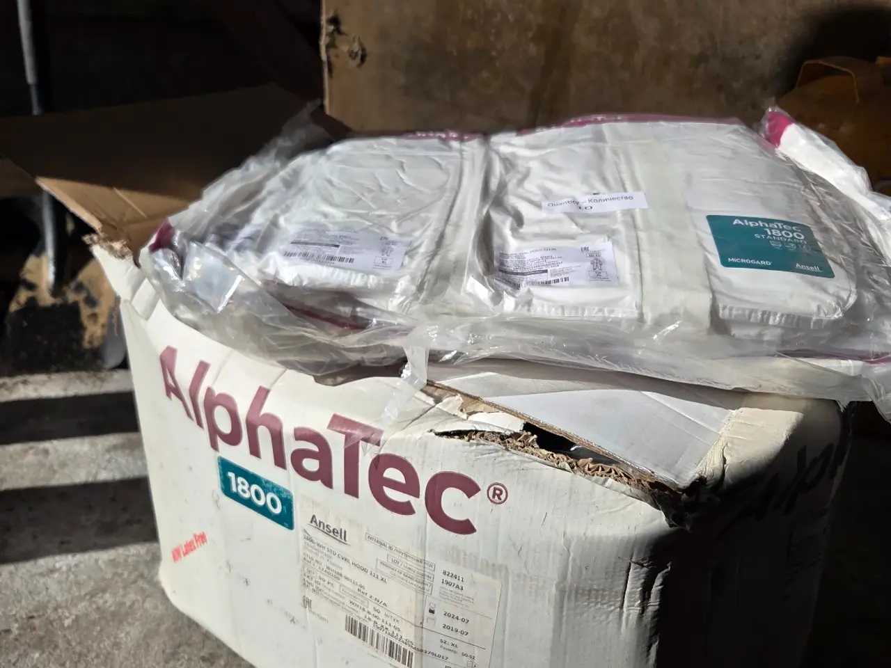 Billede 1 - Alphatec beskyttelsesdragt xl