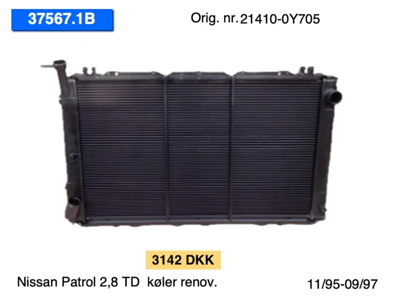 Billede 1 - Nissan Patrol 2,8 TD (95-97) køler