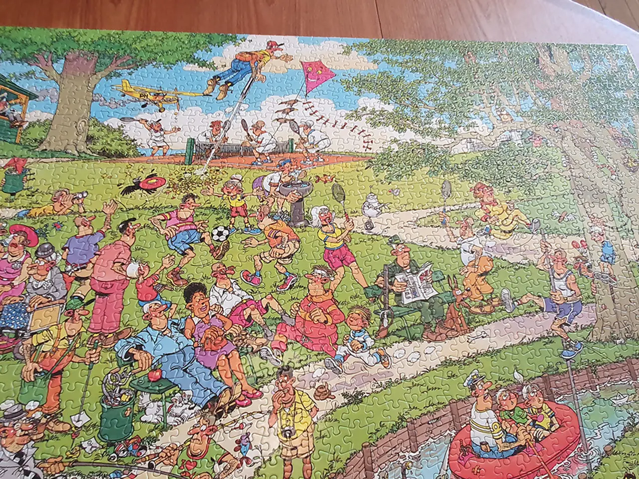 Billede 4 - Puslespil | Jan Van Haasteren | The Park | (3.000)
