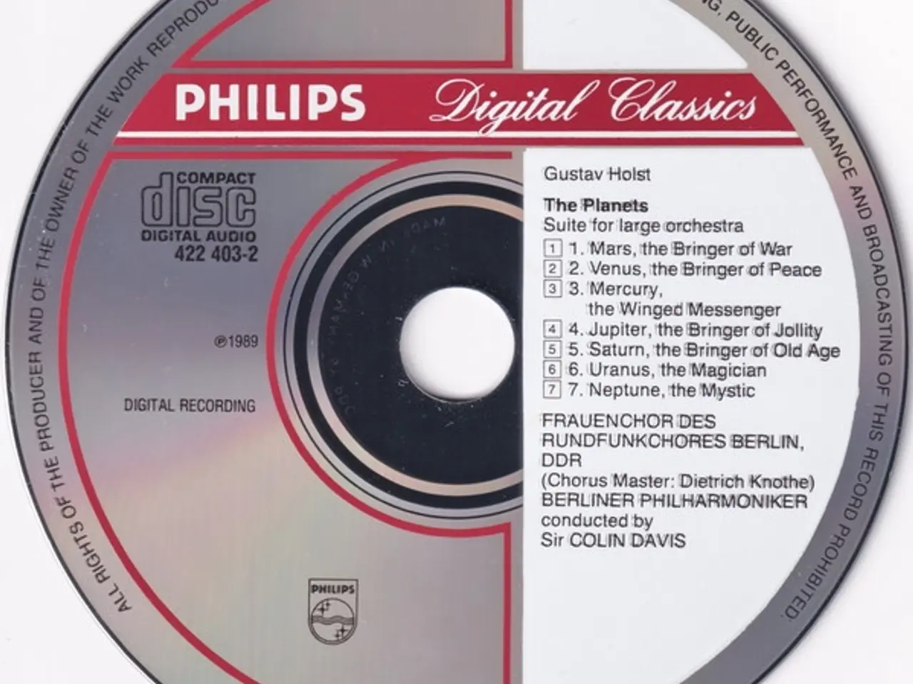 Billede 3 - Holst*, Berliner Philharmoniker, Sir Colin Davis –