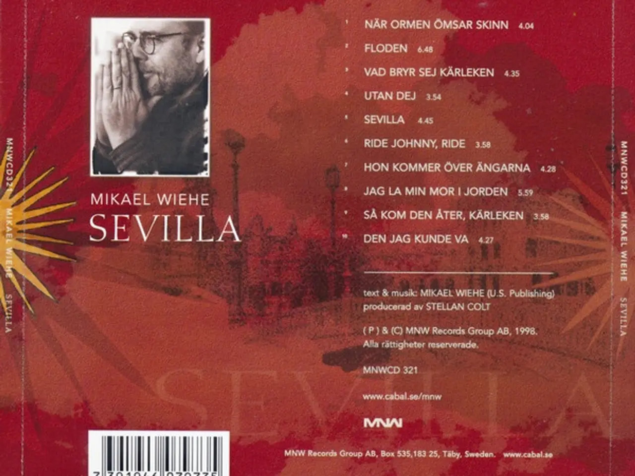 Billede 2 - Mikael Wiehe – Sevilla – CD