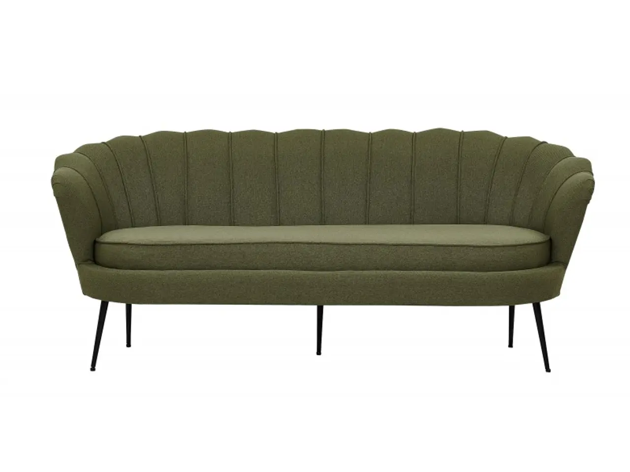 Billede 1 - Calais 3 personers Sofa - Sort og Grøn