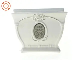 Porcelæns holder fra Udesen Danmark (str. 10 x 7 x 3 cm)