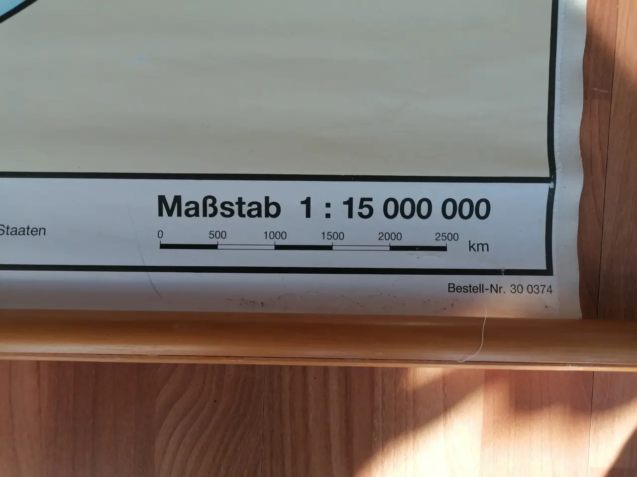 Billede 6 - Flot Stort Skole Verdenskort
