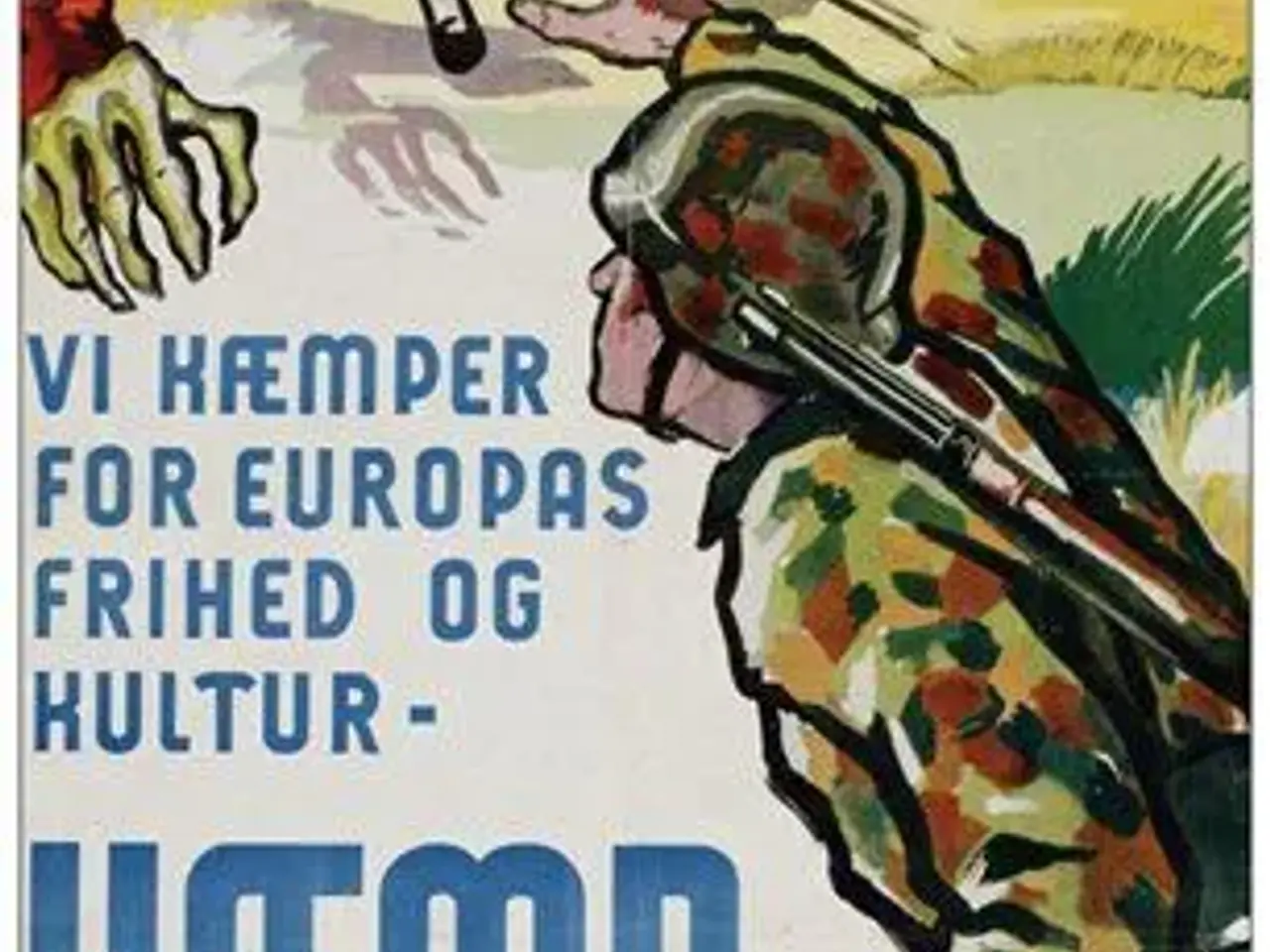 Billede 2 - Frikorps Danmark postkort og feltpost