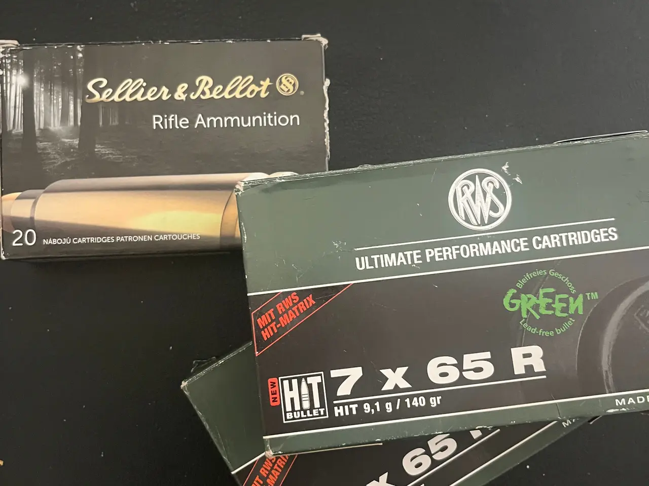 Billede 1 - Riffelammunition - kal. 7x65R RWS Hit 9,1g Blyfri