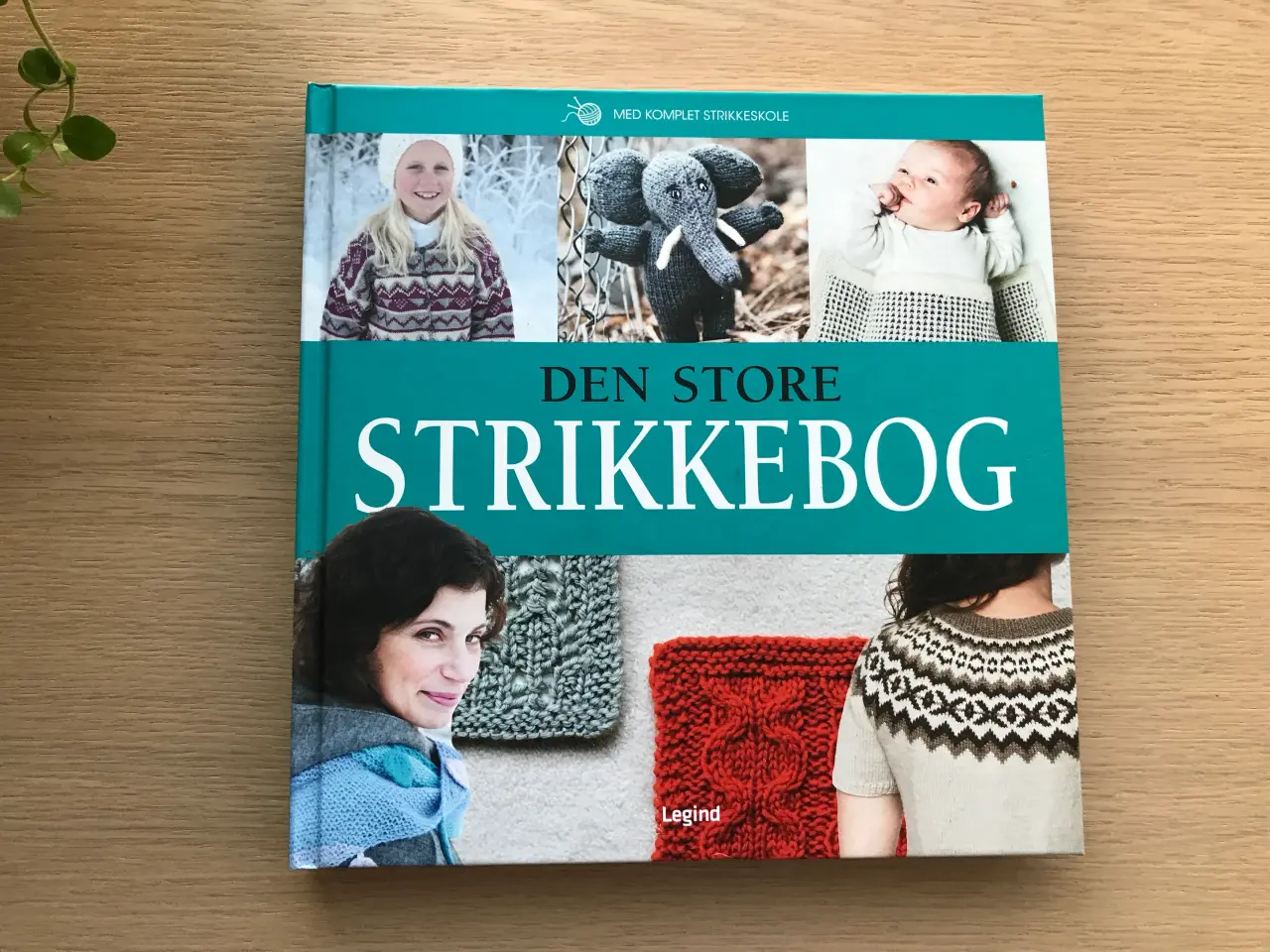 Billede 1 - Den Store Strikkebog - Med komplet strikkeskole