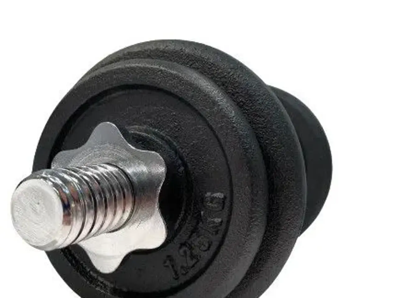 Billede 1 - 10 kg. Justerbar håndvægt med runde kanter - 30 mm