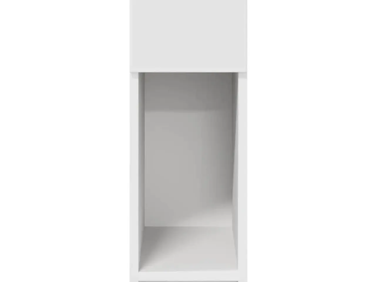 Billede 4 - Sengebord med skuffe 20×36×60 cm - hvid