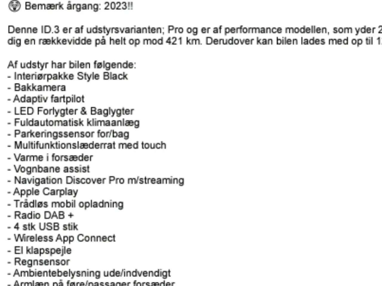 Billede 16 - VW ID3 pro
