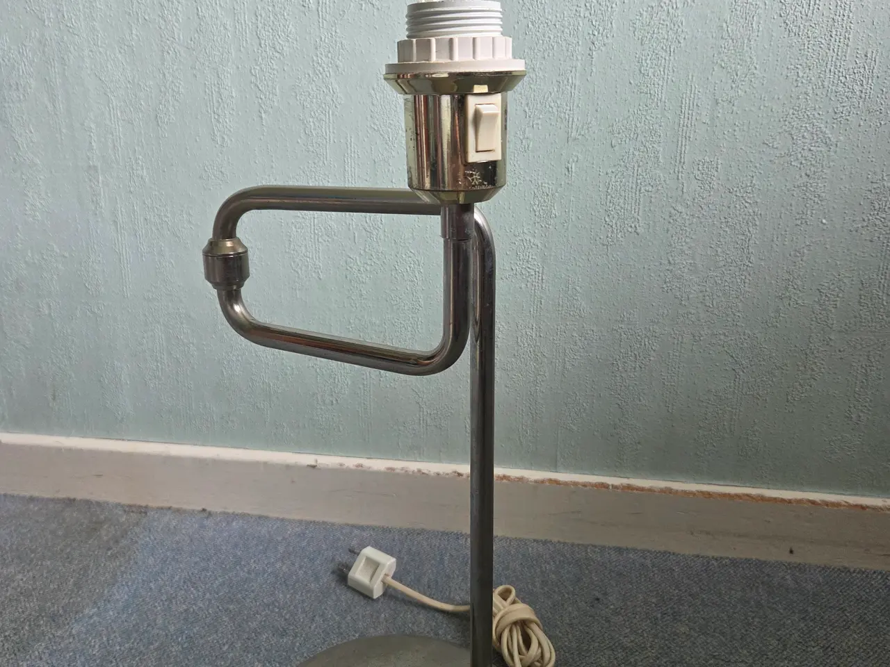 Billede 6 - Svingbar bordlampe med stofskærm