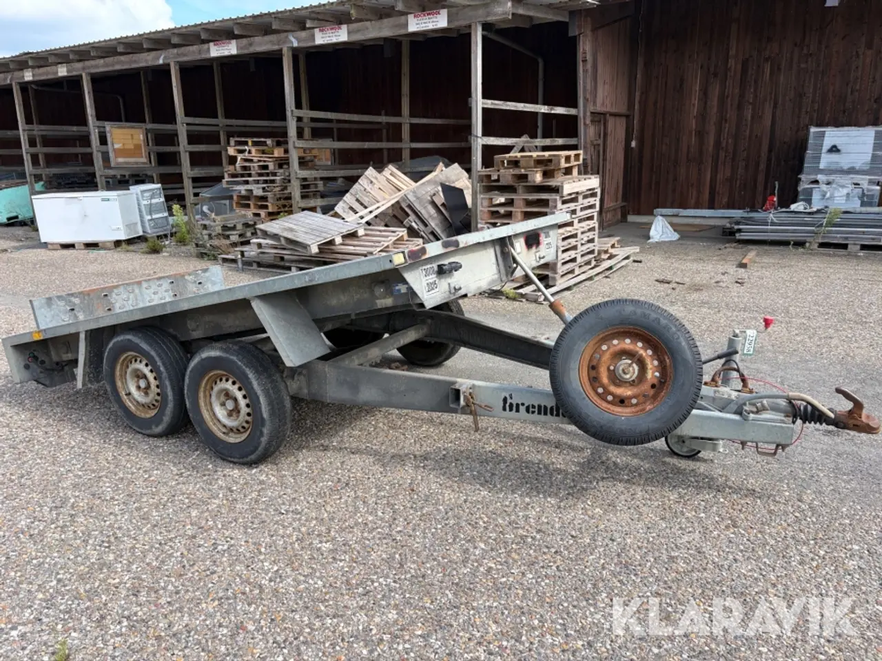 Billede 12 - Maskintrailer Brenderup med tip - 3000kg - 1 styk