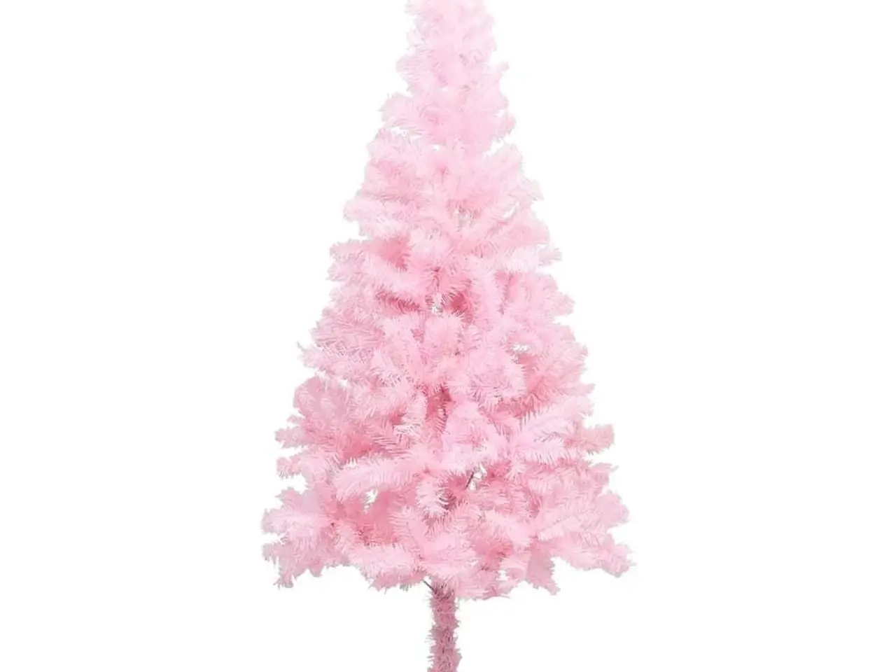 Billede 1 - Kunstigt juletræ med fod 120 cm - lyserød