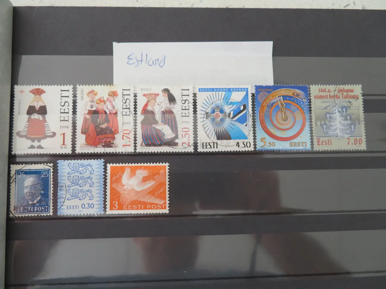 Billede 2 - Estland/Estonia, 9 forskellige frimærker