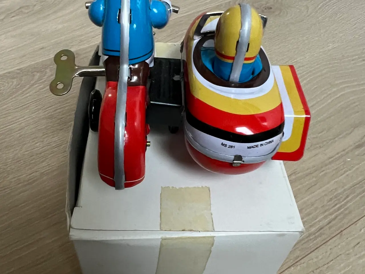 Billede 4 - Motorcykel med sidevogn i metal