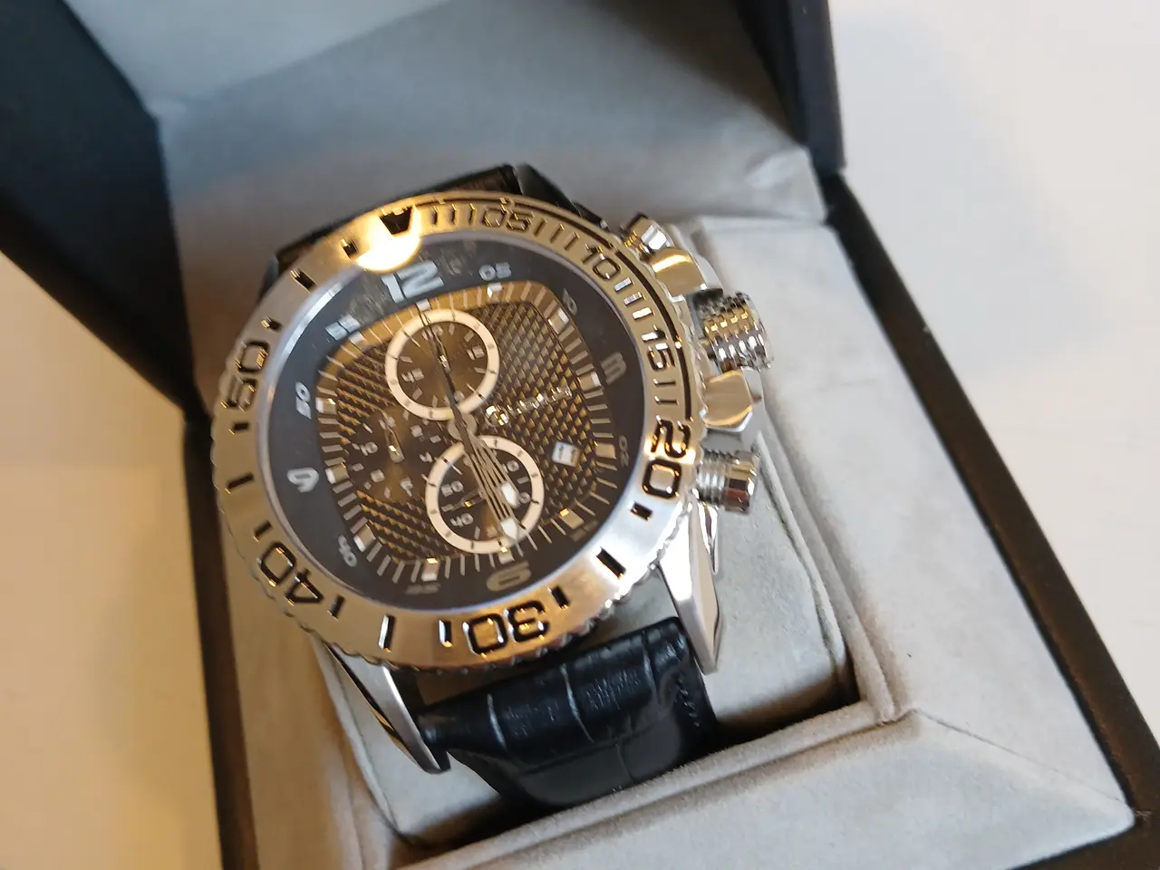 Billede 1 - Lexus Kronograf armbånds ur   46mm   (O72)