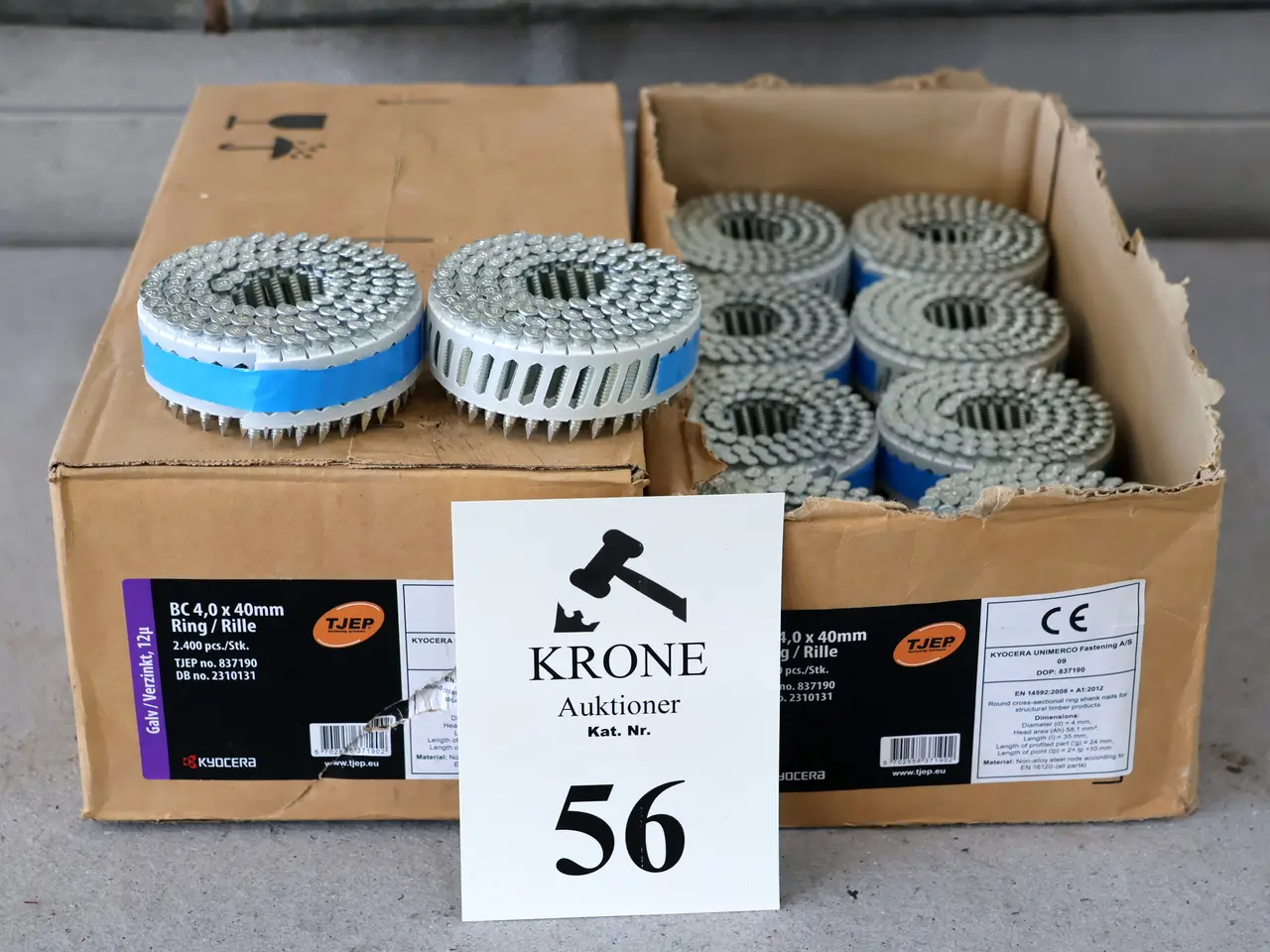 Billede 1 - 4200 Stk Tjep BC 4,1x40mm beslagsøm. 