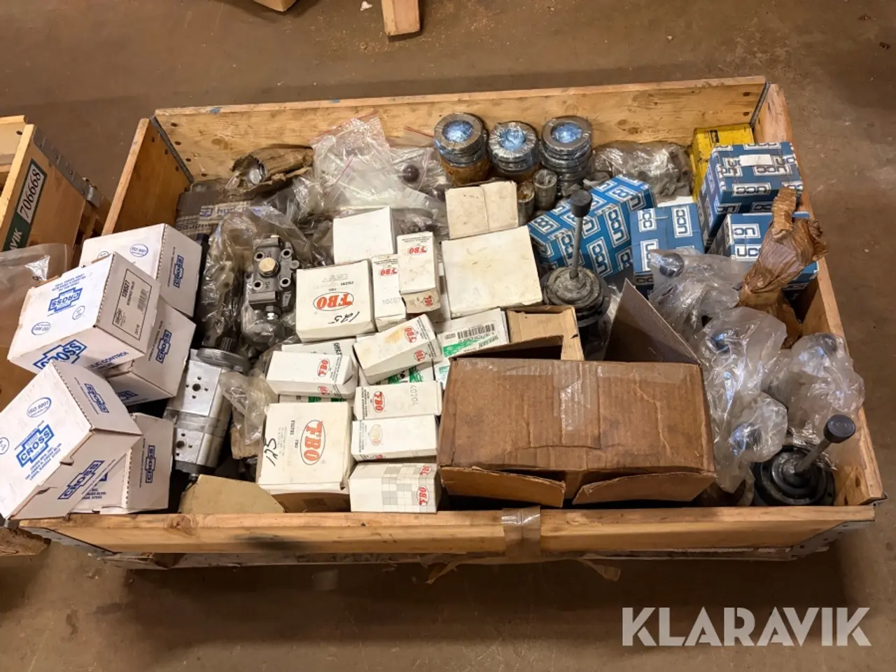 Billede 4 - Lot - ventiler, joystick, droslere, ventildele, filtre og øvrigt - 1 palle