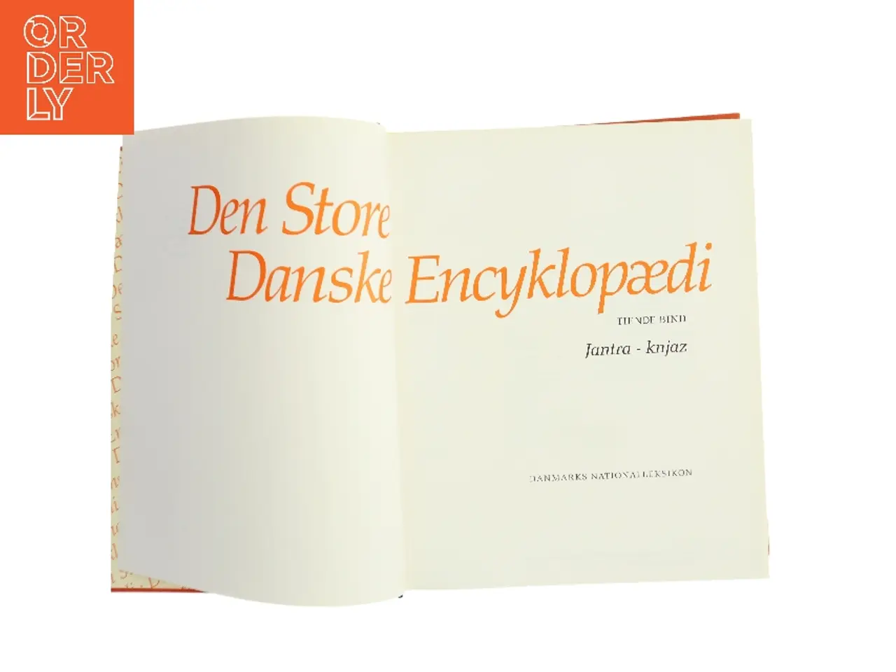 Billede 1 - Den Store Danske Encyklopædi. Bind 10: Jantra - knjaz af Danmarks Nationalleksikon (Bog)