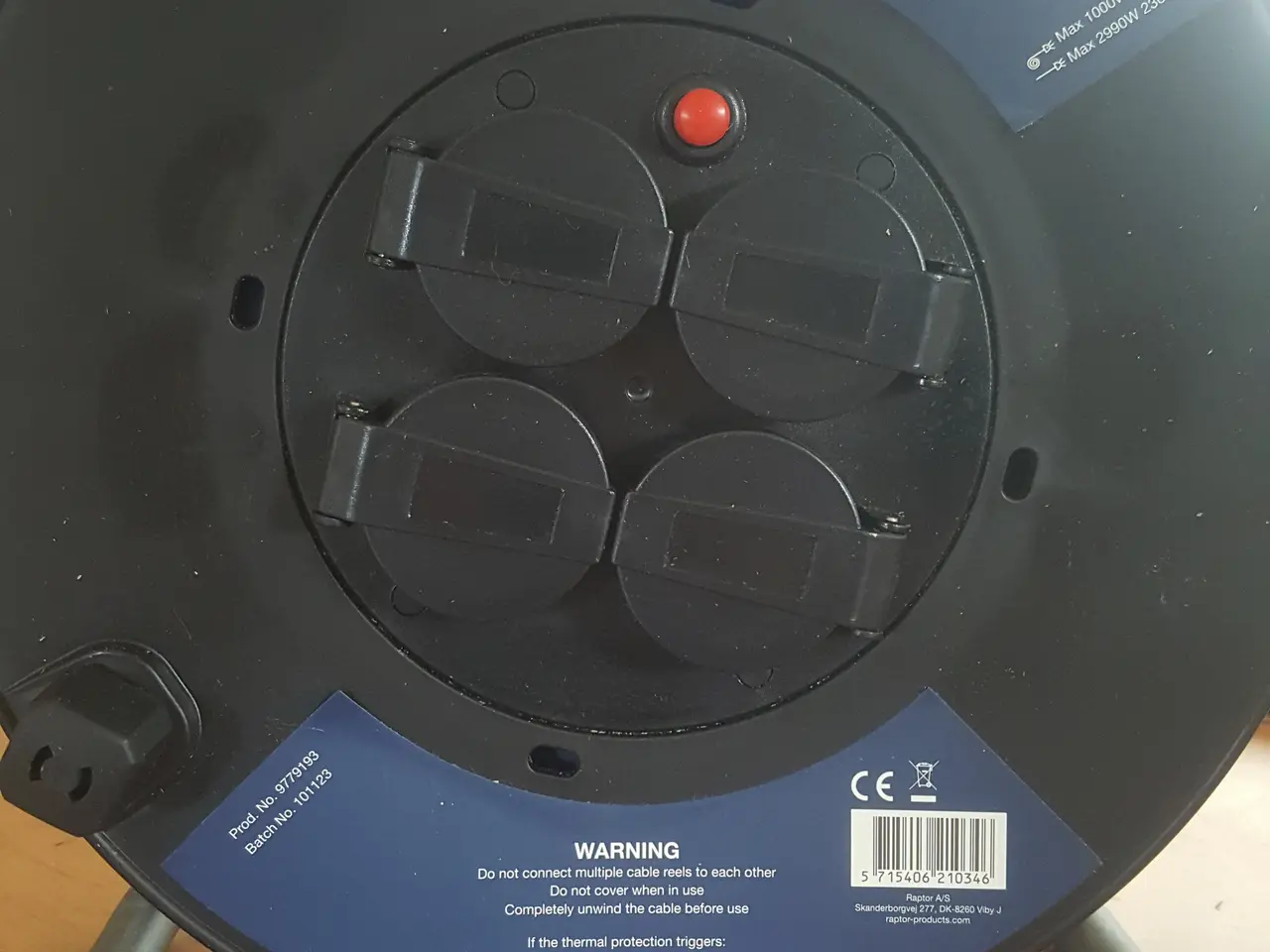 Billede 2 - RAPTOR Kabeltromle 35m