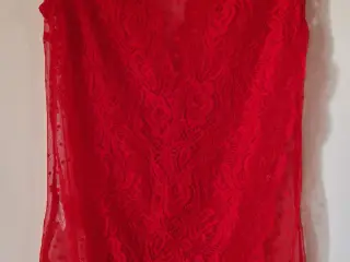 IN VOGUE PARIS rød bodysuit, størrelse M
