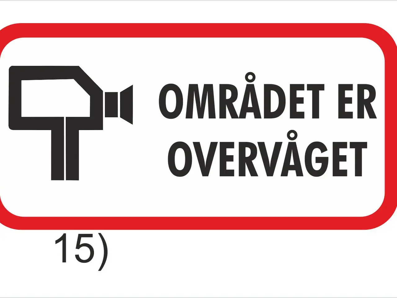 Billede 11 - Nye skilte i alu. med refleks 30 x 15 cm