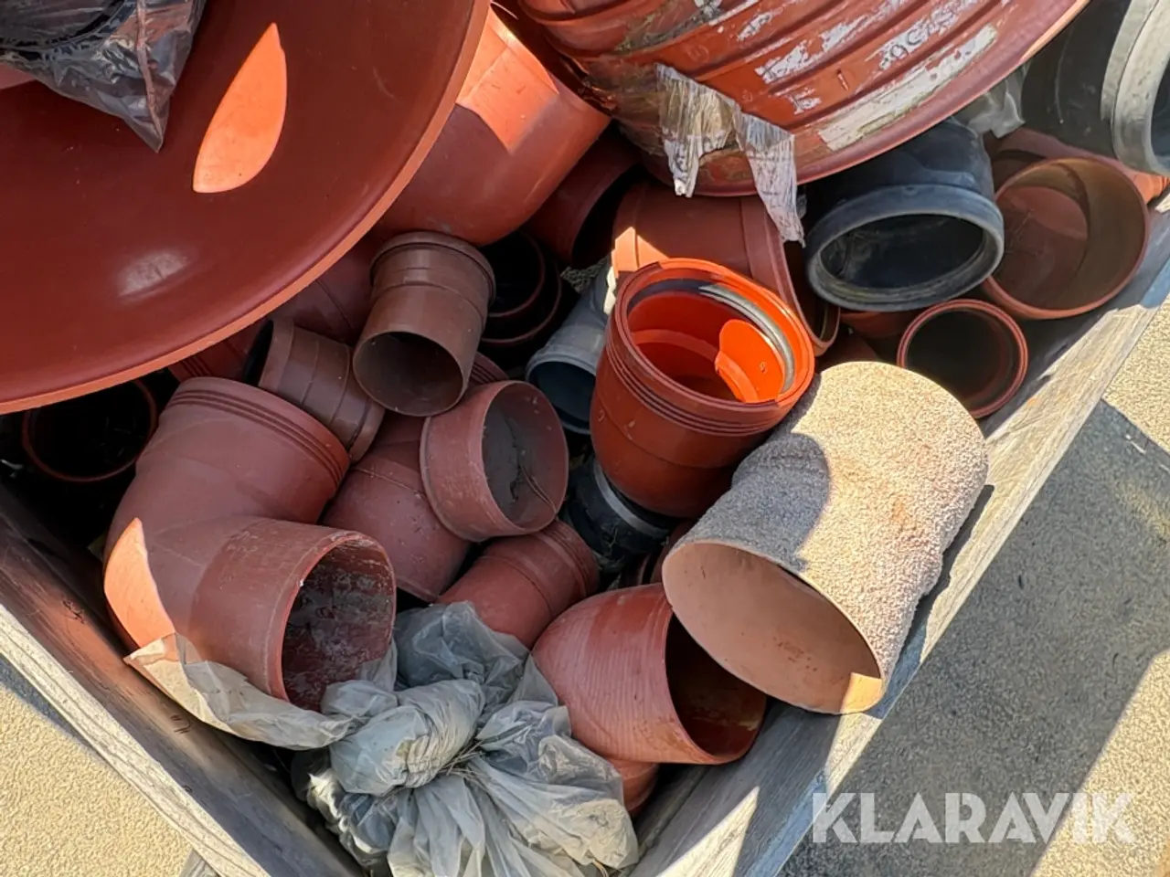 Billede 6 - Assorterede rør og fittings - 3 paller