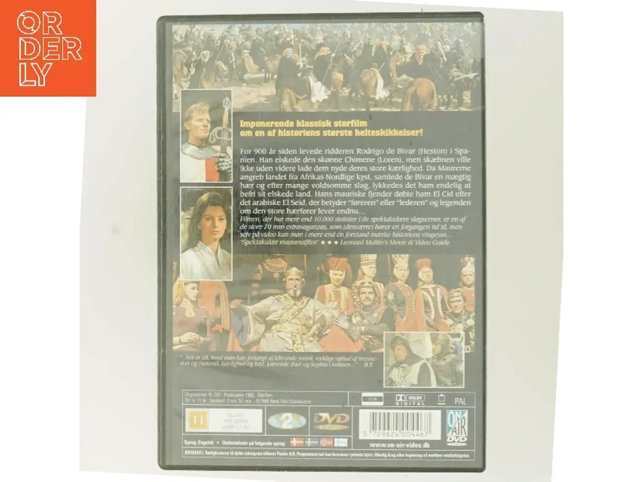 Billede 3 - El Cid DVD med Charlton Heston (DVD)