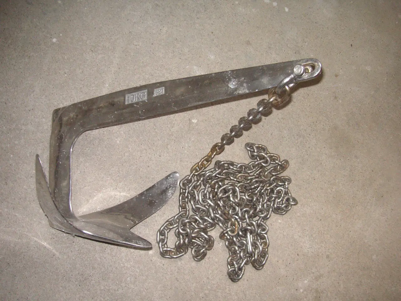 Billede 1 - 10 Kg rustfrit stålanker