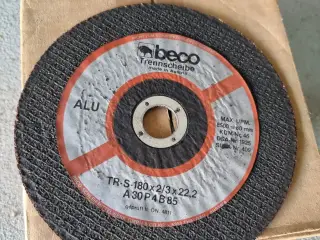 Skæreskiver til aluminium Ø180 mm