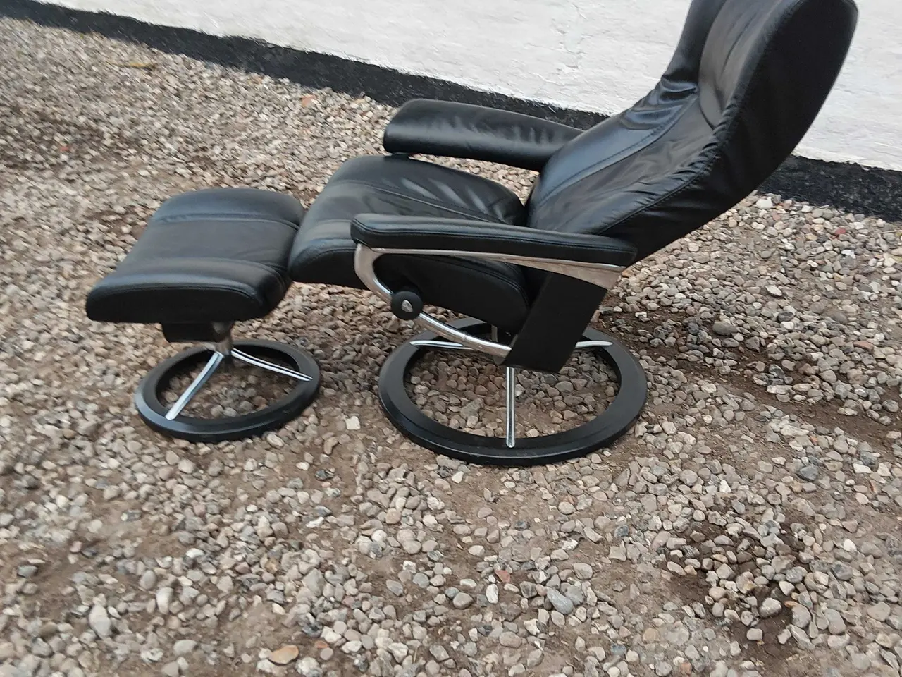 Billede 5 - stressless wing læder lænestol. NYPRIS 25.998
